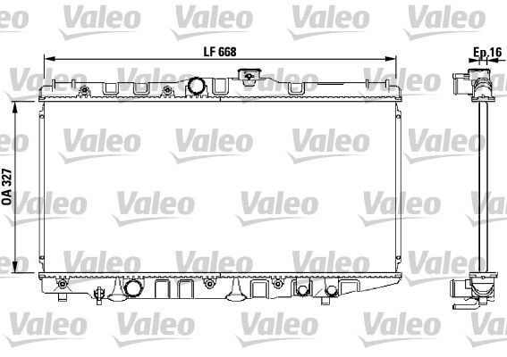 VALEO 730471 Engine radiator 1640016330