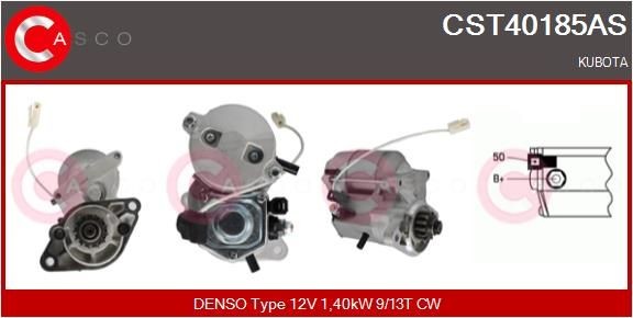 CASCO CST40185AS Starter motor K7571-96810
