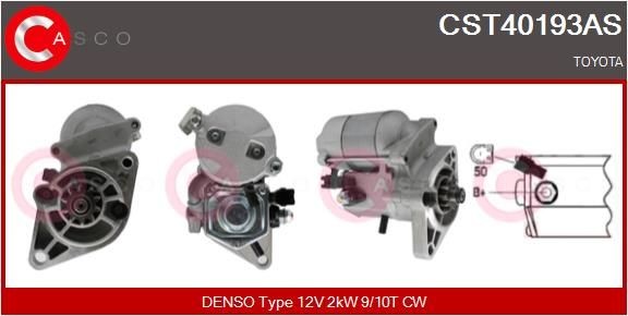 CASCO CST40193AS Starter motor 28100 33050