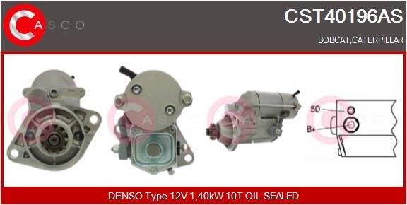 CASCO CST40196AS Starter motor 6669633