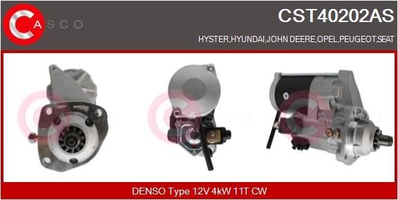 CASCO CST40202AS Starter motor RE501294