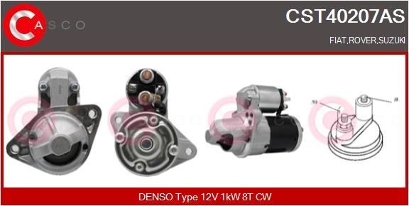 CASCO CST40207AS Starter motor 31100-75F60