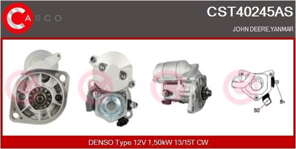 CASCO CST40245AS Starter motor 129407-77010