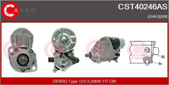 CASCO CST40246AS Starter motor RE505746