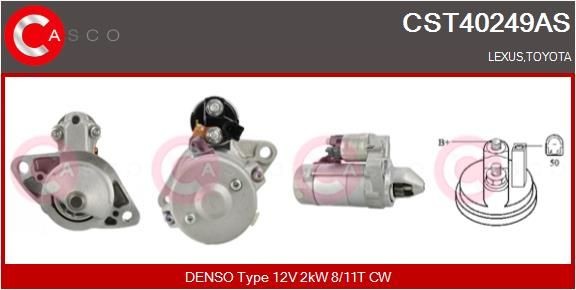 CASCO CST40249AS Starter motor TOYOTA experience and price