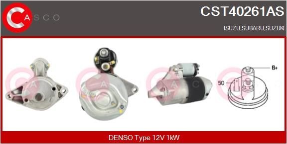 CASCO CST40261AS Starter motor SUBARU experience and price