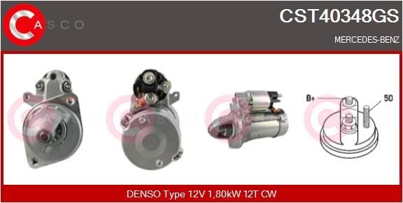Great value for money - CASCO Starter motor CST40348GS