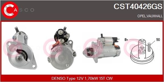 Great value for money - CASCO Starter motor CST40426GS