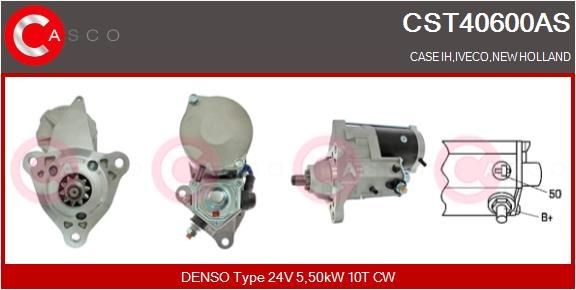 CASCO CST40600AS Starter motor 42498115