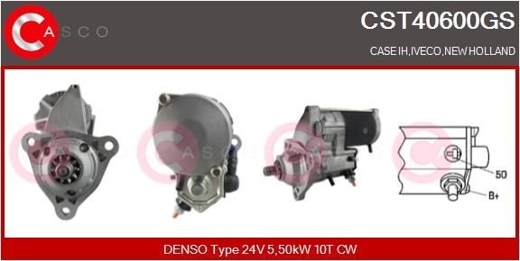 CASCO CST40600GS Starter motor 42498115