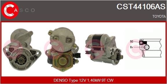 CASCO CST44106AS Starter motor 28100-0C010