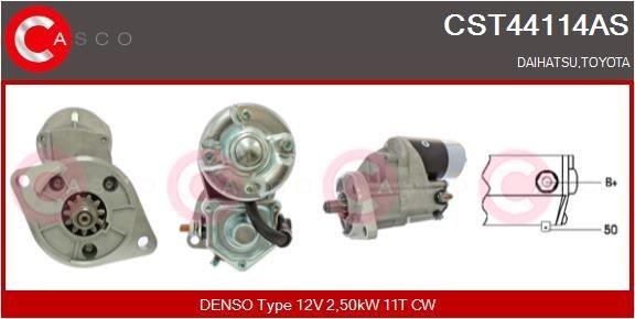 CASCO CST44114AS Starter motor DAIHATSU experience and price