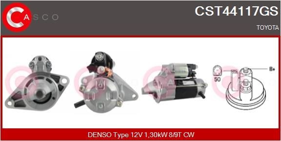 CASCO CST44117GS Starter motor 28100-0J030