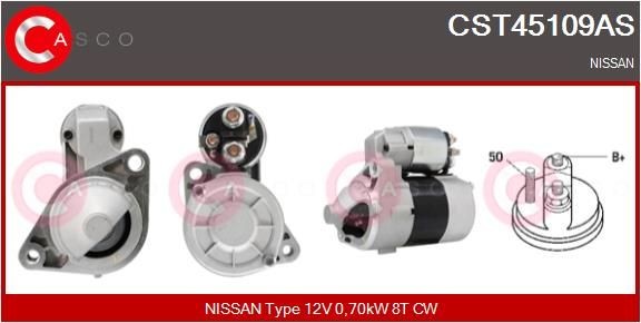CASCO CST45109AS Starter motor 23300-1F761