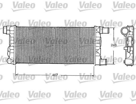 RM119 VALEO 730520 Engine radiator 46 405 843