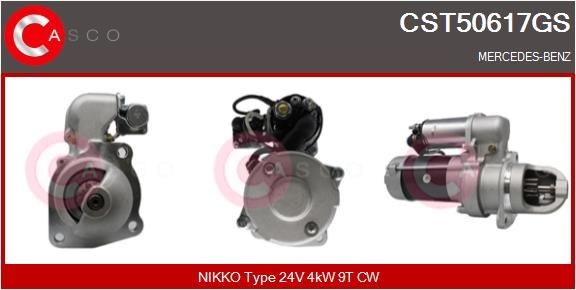 CASCO CST50617GS Starter motor A004 151 62 01