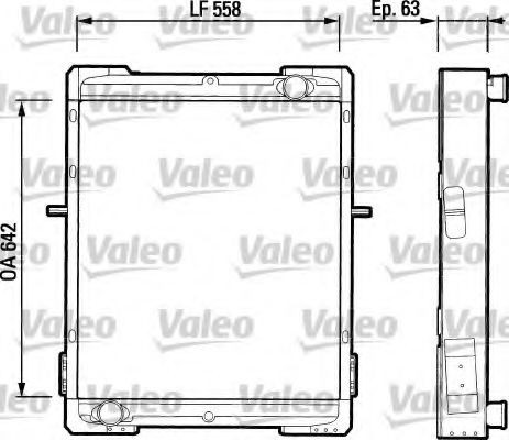 VALEO 730530 Kühler, Motorkühlung für RENAULT TRUCKS Manager LKW in Original Qualität