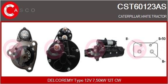 CASCO CST60123AS Starter motor 3910645