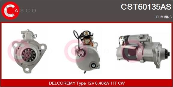 CASCO CST60135AS Starter motor M9T70379