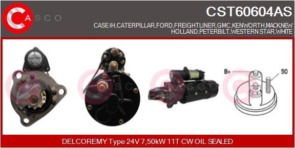 CASCO CST60604AS Starter motor 3 604 321 RX