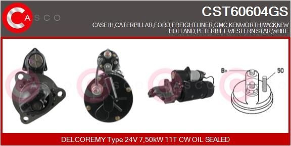 CASCO CST60604GS Starter motor 1351.63