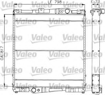 VALEO 730601 Kühler, Motorkühlung für VOLVO F 10 LKW in Original Qualität