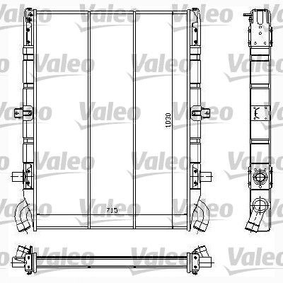 VALEO 730638 Kühler, Motorkühlung für SCANIA 3 - series LKW in Original Qualität