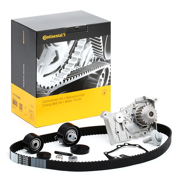 Buy Water pump and timing belt kit CONTITECH CT1179WP3 - Belts, chains, rollers parts Renault Megane 2 online
