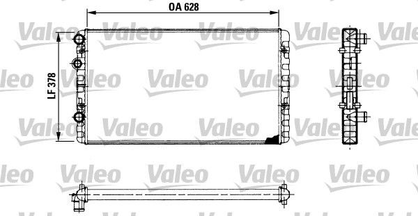 Great value for money - VALEO Engine radiator 730955
