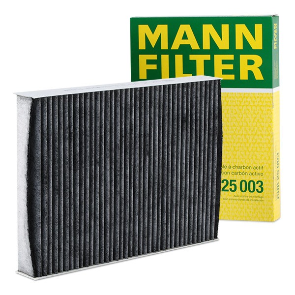 Renault KANGOO Air conditioning parts - Pollen filter MANN-FILTER CUK 25 003
