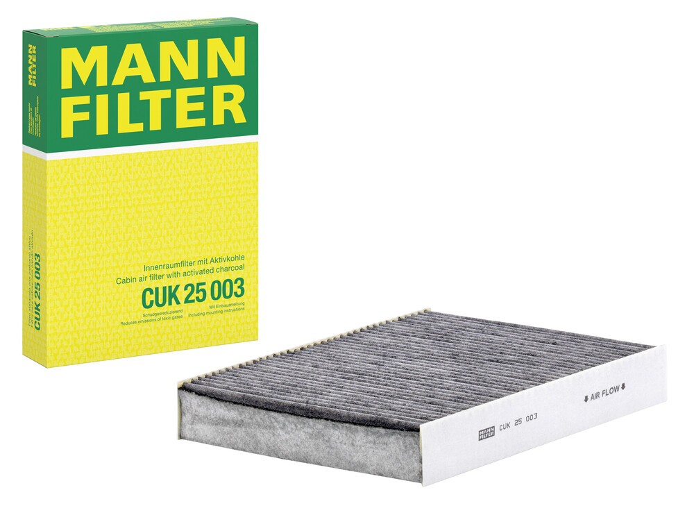 MANN-FILTER Filtre d'habitacle MERCEDES-BENZ,RENAULT,NISSAN CUK 25 003 272774BC0AA129,272774BC1AD403,27277D850A 27277DB50A,27277DF31AA239,272774BR0A