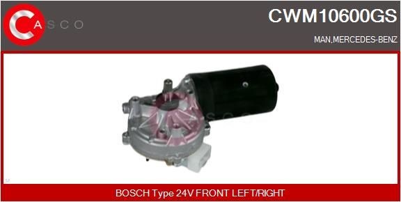 CWM10600GS CASCO Scheibenwischermotor MERCEDES-BENZ MK