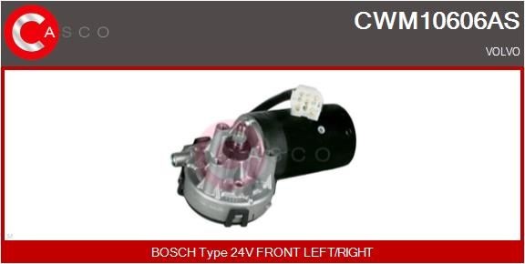 CASCO 24V, Front, for left-hand/right-hand drive vehicles Windscreen wiper motor CWM10606AS buy