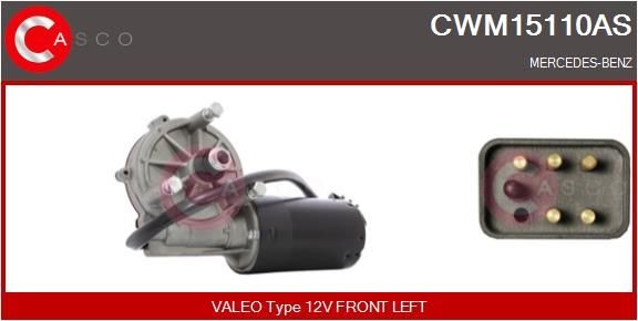 CASCO 12V, Front, for left-hand drive vehicles Windscreen wiper motor CWM15110AS buy