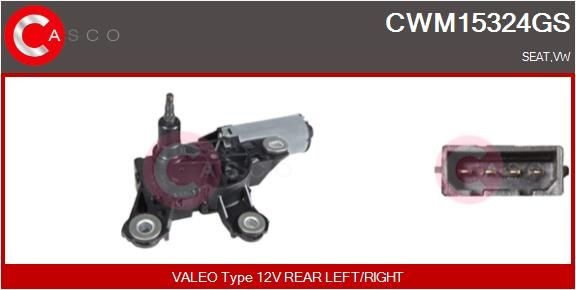 CASCO CWM15324GS Wiper motor 6X0955711F