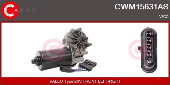 CWM15631AS CASCO Scheibenwischermotor IVECO Stralis