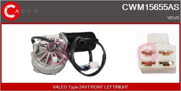 CASCO 24V, vorne, für Links-/Rechtslenker Scheibenwischermotor CWM15655AS kaufen