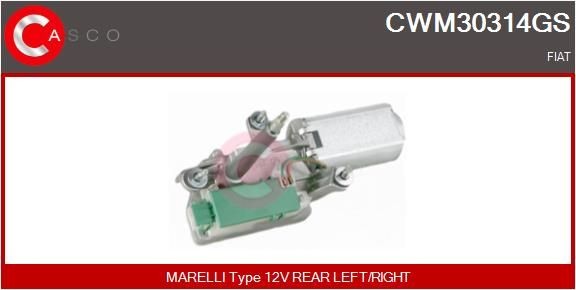 CASCO 12V, Rear, for left-hand/right-hand drive vehicles Windscreen wiper motor CWM30314GS buy