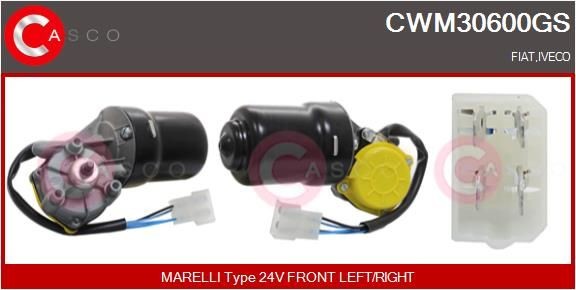 CWM30600GS CASCO Scheibenwischermotor für MAGIRUS-DEUTZ online bestellen