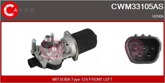 CASCO CWM33105AS Wiper motor HONDA CR-V 1995 in original quality