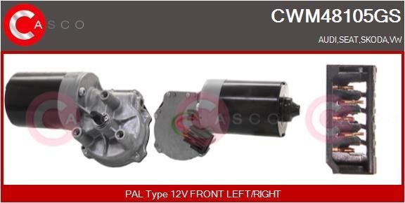 CASCO CWM48105GS Wiper motor 1C0 955 119