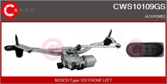 CASCO CWS10109GS ALFA ROMEO Wiper motor linkage in original quality