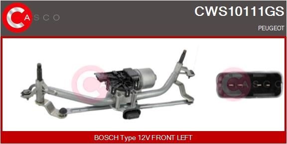 CASCO CWS10111GS Wiper linkage PEUGEOT 207 2007 price