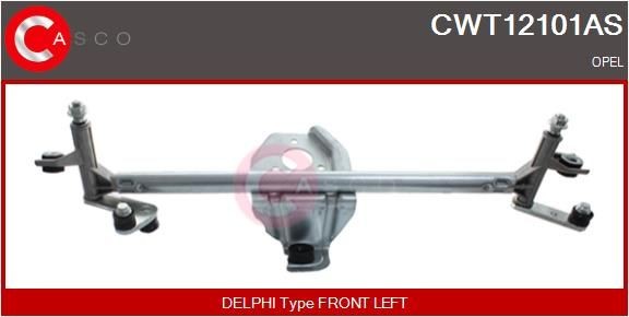 CASCO CWT12101AS Wiper Linkage for left-hand drive vehicles, Front