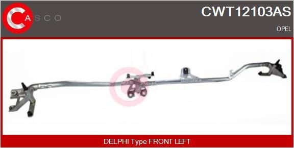 CASCO CWT12103AS Wiper Linkage for left-hand drive vehicles, Front
