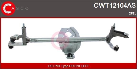 CASCO CWT12104AS Wiper Linkage for left-hand drive vehicles, Front