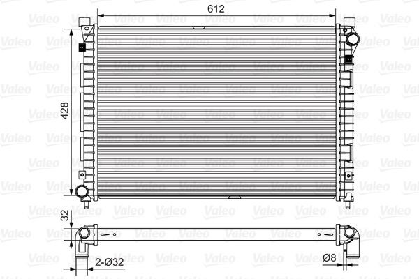 VALEO 732399 Engine radiator PCC 000110
