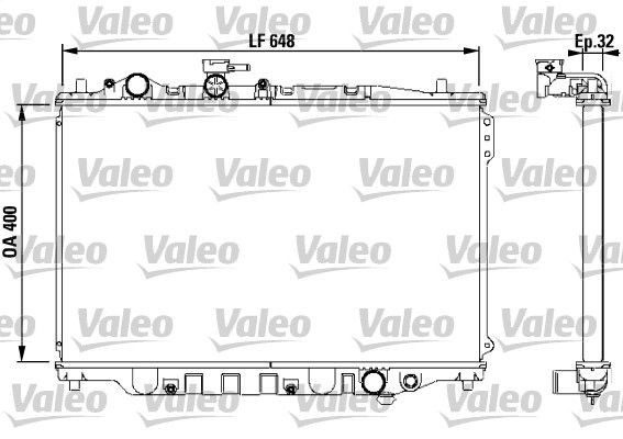 Great value for money - VALEO Engine radiator 732538