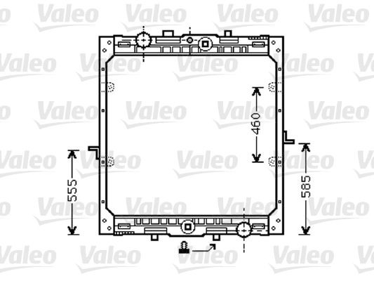 VALEO 732553 Kühler, Motorkühlung für DAF 95 XF LKW in Original Qualität