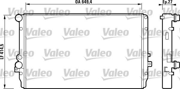 VALEO 732867 Engine radiator Golf 4 1.9 TDI 150 hp Diesel 2003 price